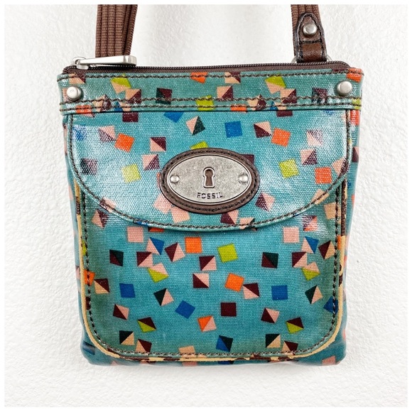 Fossil Key-per Blue Printed‎ Crossbody - Picture 3 of 13